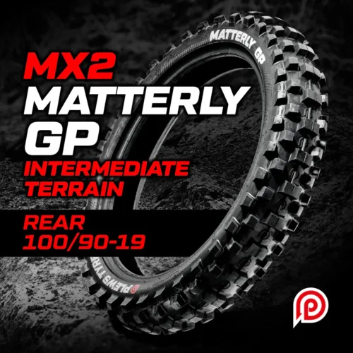 Motocross pnevmatika Plews MX2 Matterly GP 100/90-19 za srednje podlage